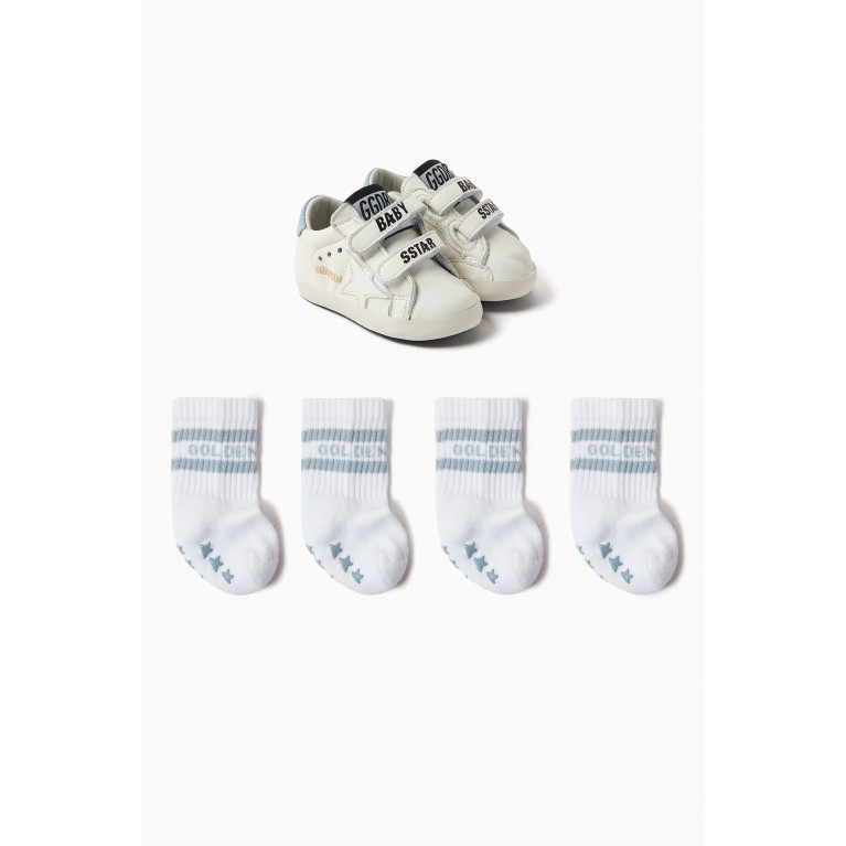 Golden Goose Deluxe Brand - Baby School Sneakers & Socks Set