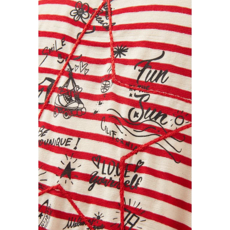 Golden Goose Deluxe Brand - Striped T-shirt Dress in Cotton