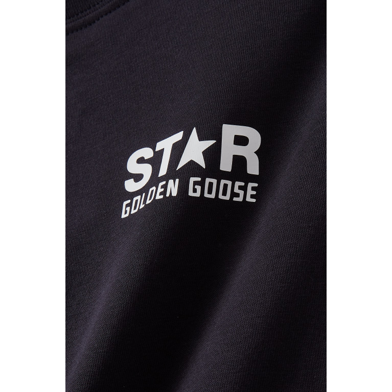 Golden Goose Deluxe Brand - Logo Print T-shirt in Cotton