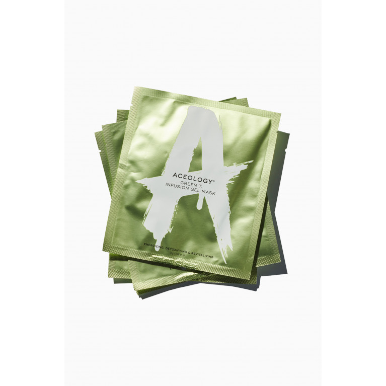 Aceology - Green T. Infusion Gel Mask, 4-Pack