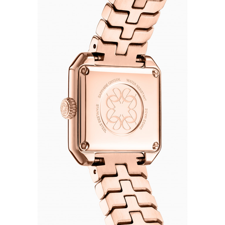 Elie Saab - Carré Swiss Rose Gold-plated Stainless Steel Watch, 25mm