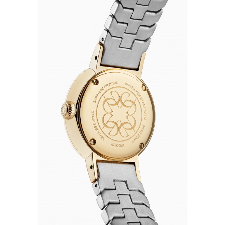 Elie Saab - Idylle Swiss Diamond Mini Yellow Gold-plated Stainless Steel Watch, 27mm