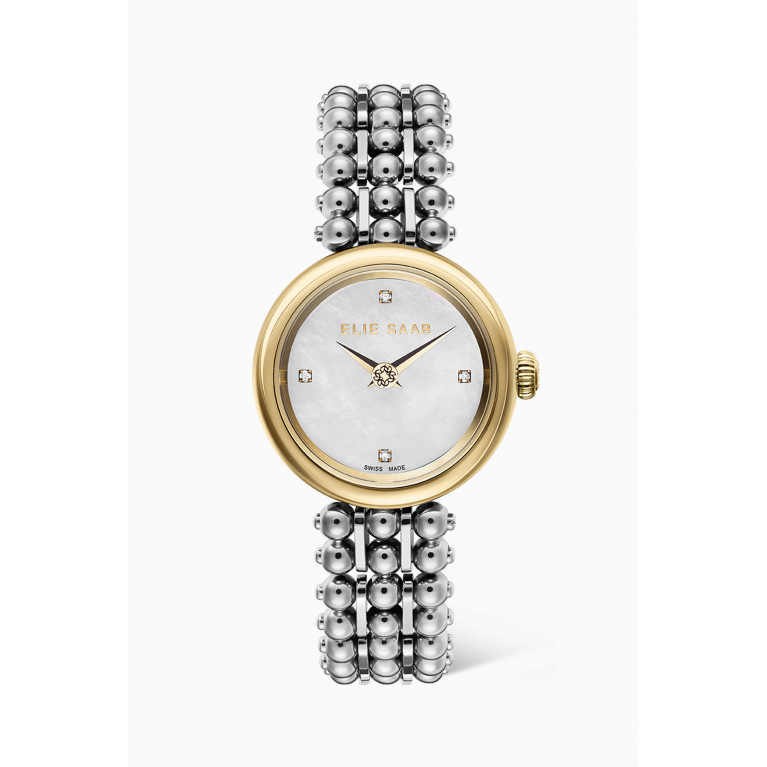 Elie Saab - Idylle Perle Yellow Gold-plated Stainless Steel Watch, 31mm