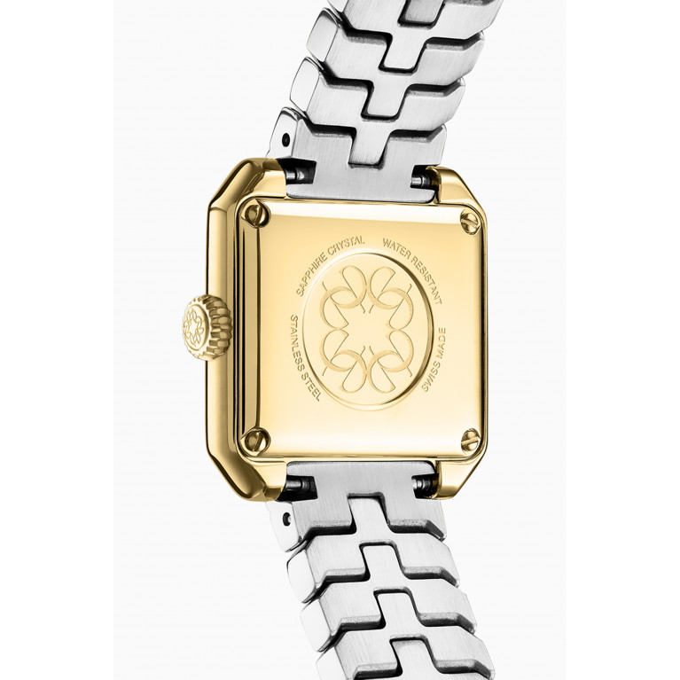 Elie Saab - Carré Swiss Diamond Yellow Gold-plated Stainless Steel Watch, 25mm