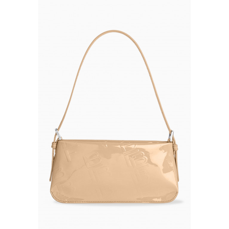 By Far - Dulce Shoulder Bag in Embossed Patent Leather