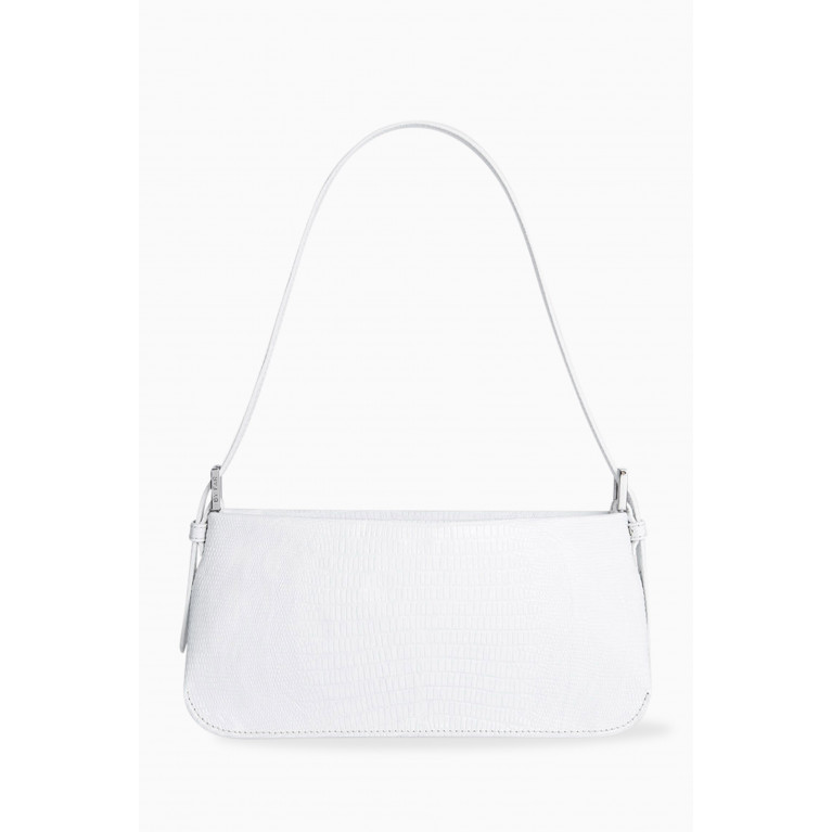 By Far - Dulce Shoulder Bag in Lizard-embossed Leather