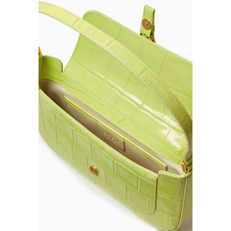By Far - Miranda Shoulder Bag in Croc-embossed Leather