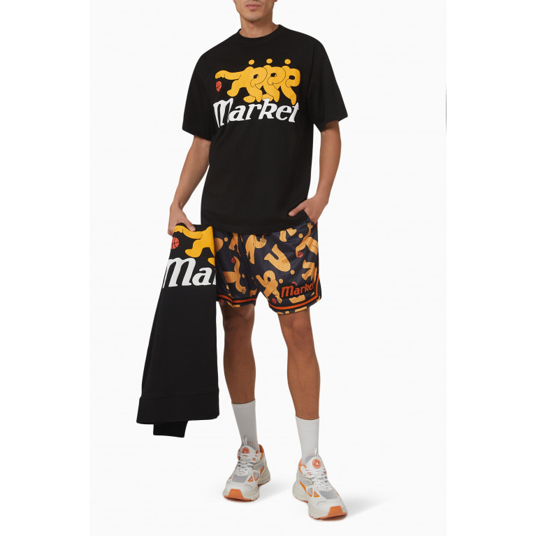 Market - Morning Pick Up Mesh Basketball Shorts in Nylon