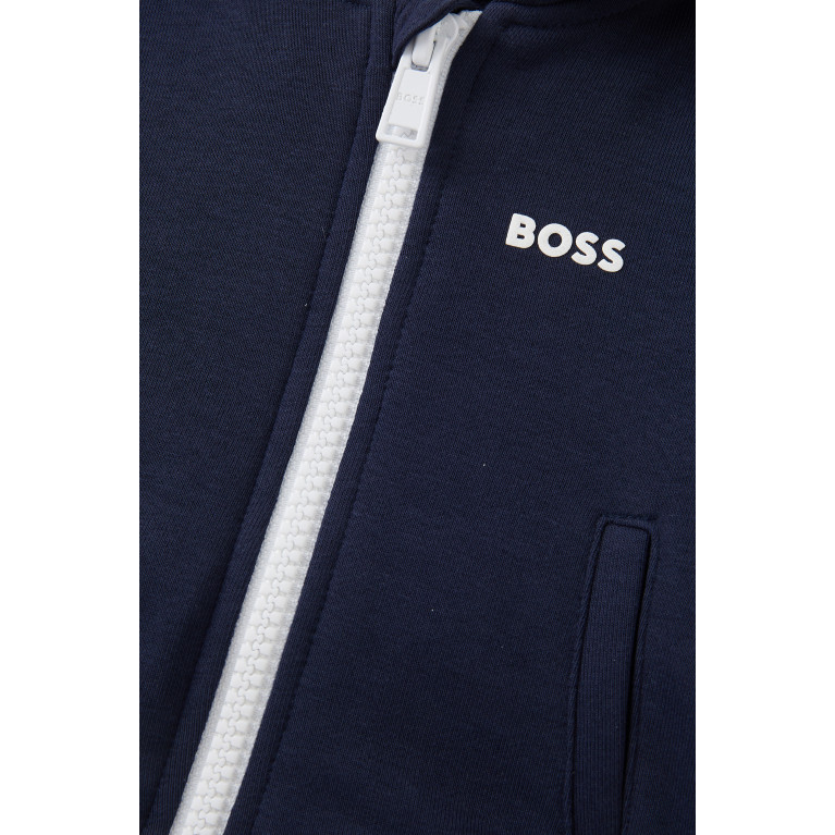 Boss - Logo Hoodie in Cotton