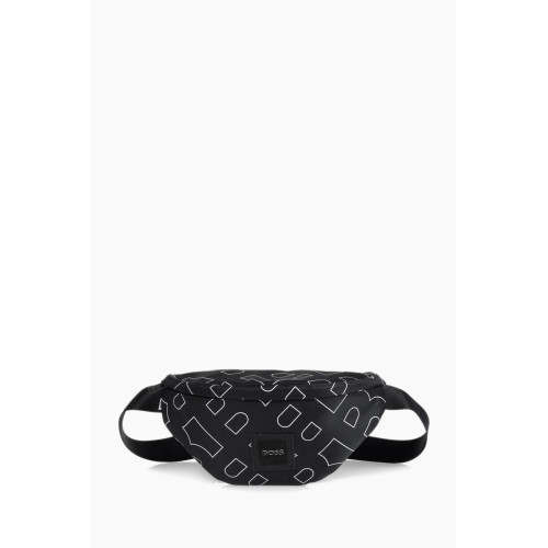 Boss - Logo Print Belt Bag in Polyester