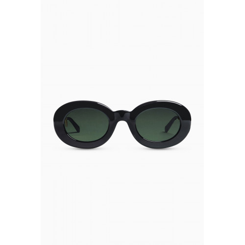 Jacquemus - Les Lunettes Pralu Sunglasses in Acetate Black