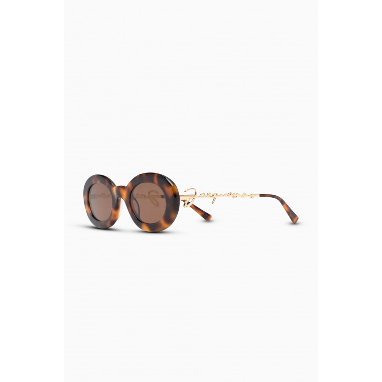 Jacquemus - Les Lunettes Pralu Sunglasses in Acetate Brown