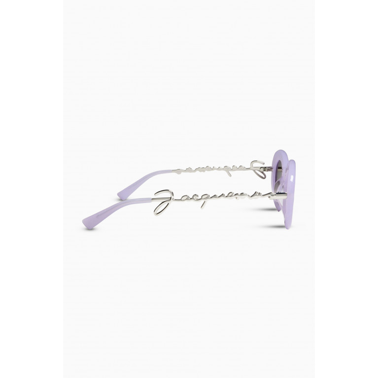 Jacquemus - Les Lunettes Pralu Sunglasses in Acetate Purple