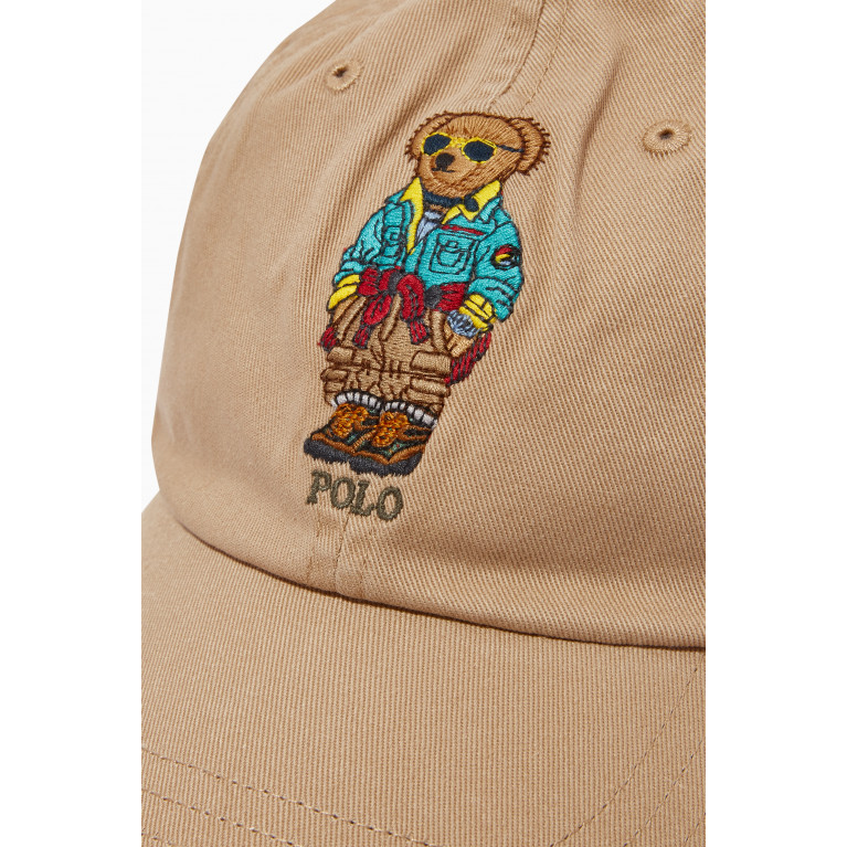 Polo Ralph Lauren - Polo Bear Logo Baseball Cap in Cotton Gabardine