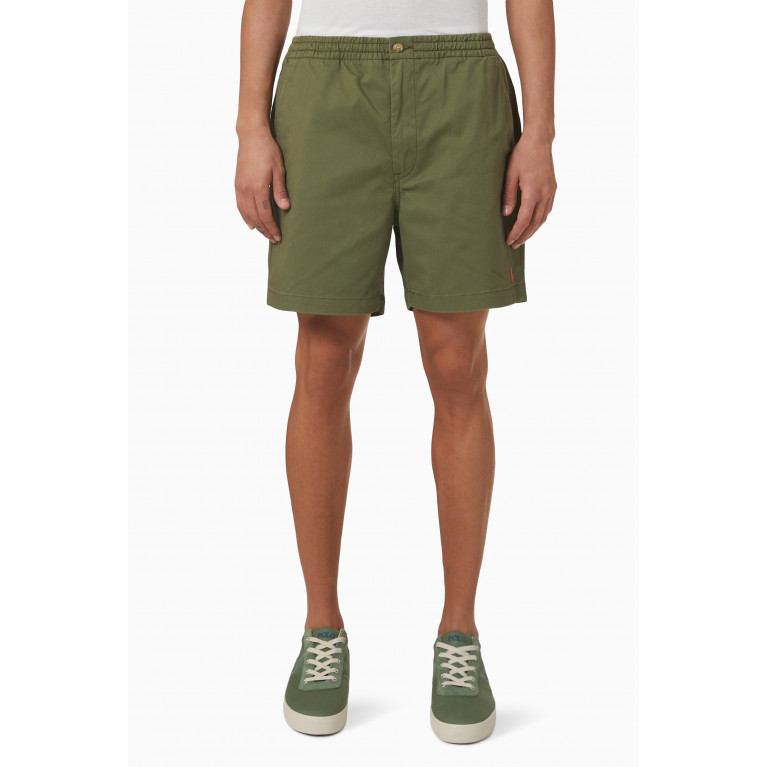 Polo Ralph Lauren - Logo Embroidered Shorts in Cotton