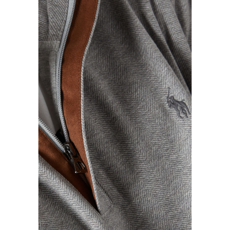 Polo Ralph Lauren - Embroidered Pony High-neck Sweatshirt in Cotton Jersey
