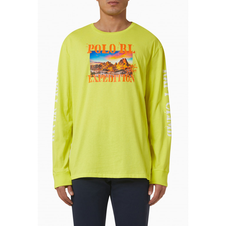 Polo Ralph Lauren - Classic Fit Graphic T-shirt in Cotton Jersey