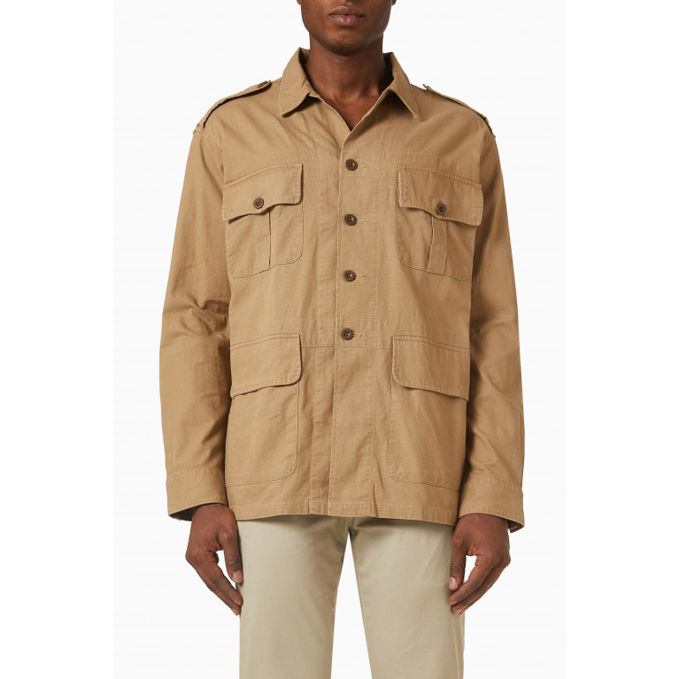 Polo Ralph Lauren - Dobby Utility Overshirt in Cotton