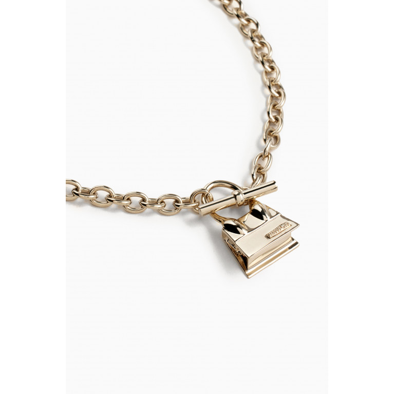 Jacquemus - Le Collier Chiquito Barre Necklace in Brass
