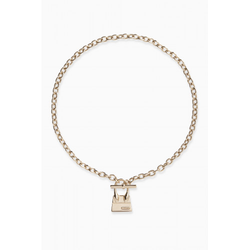 Jacquemus - Le Collier Chiquito Barre Necklace in Brass