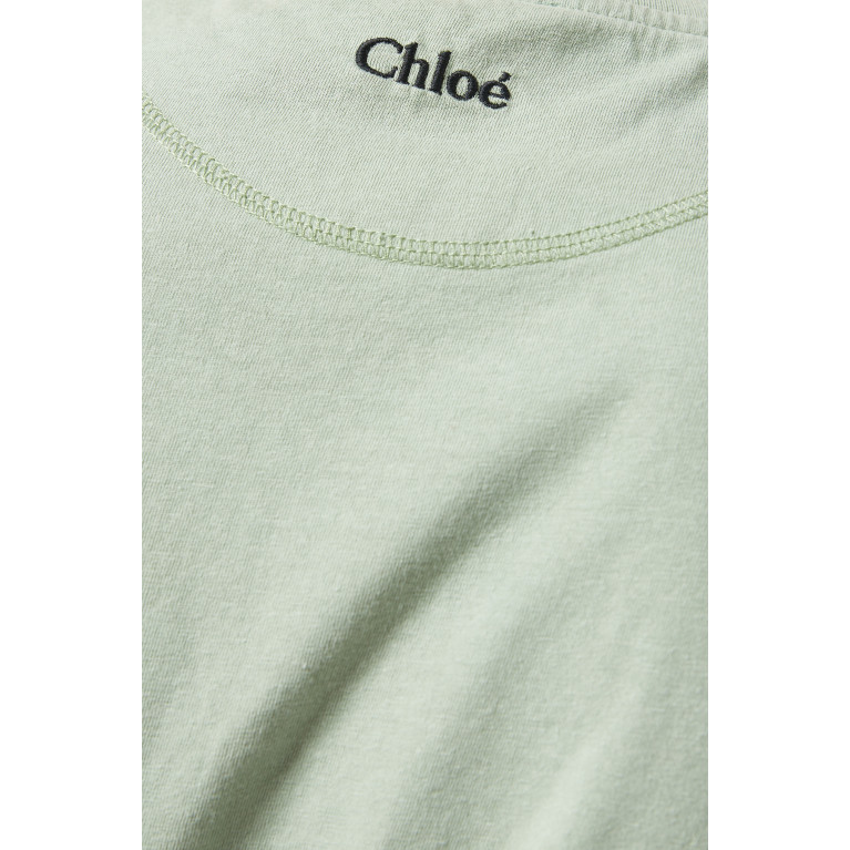 Chloé - Classic T-shirt in Cotton Green