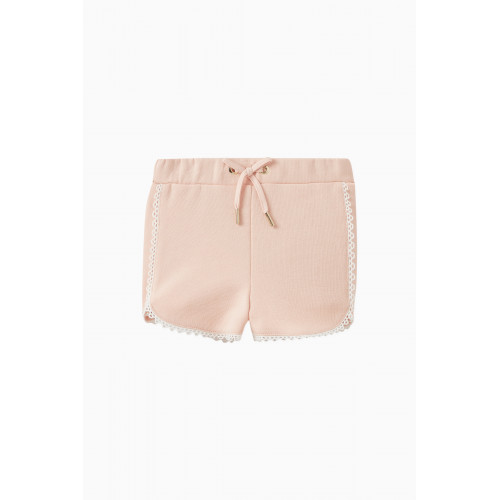 Chloé - Lace-trim Shorts in Cotton