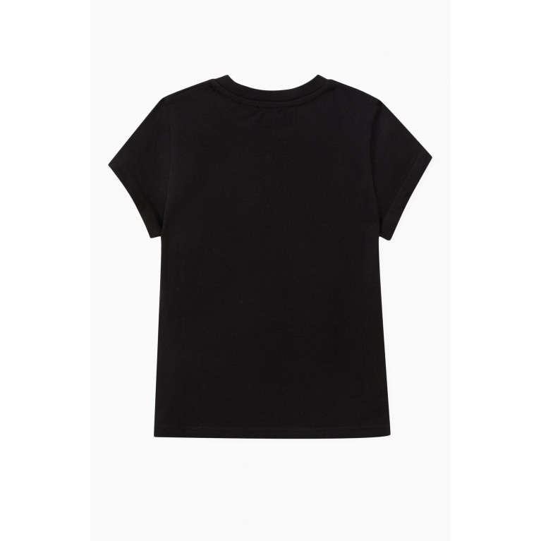 DKNY - Logo-print T-shirt in Cotton-jersey Black