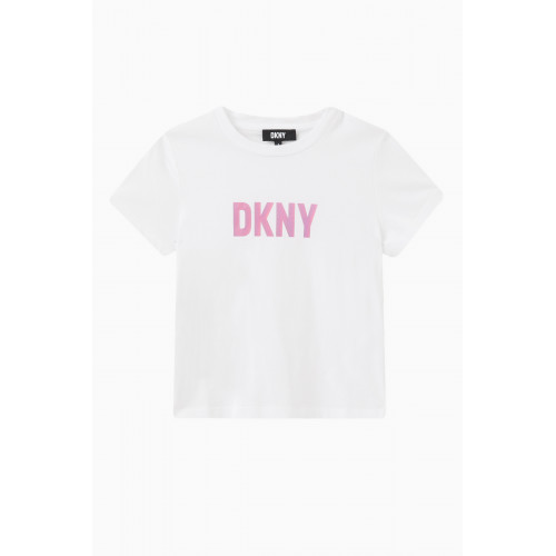 DKNY - Metallic Logo T-shirt in Jersey