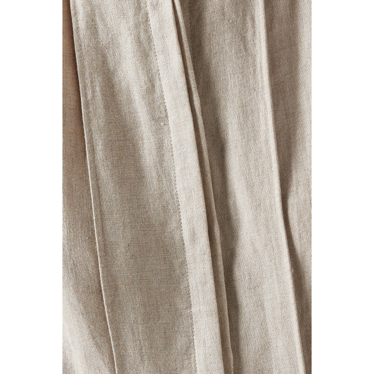Chloé - Belted Midi Dress in Linen