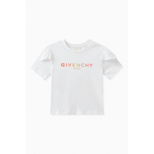 Givenchy - Ruffle T-shirt in Cotton