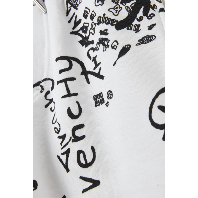 Givenchy - Graphic-print Shorts in Cotton
