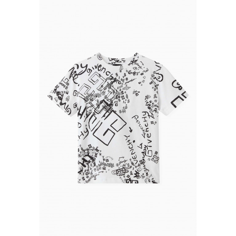 Givenchy - Graffiti Print T-shirt in Cotton
