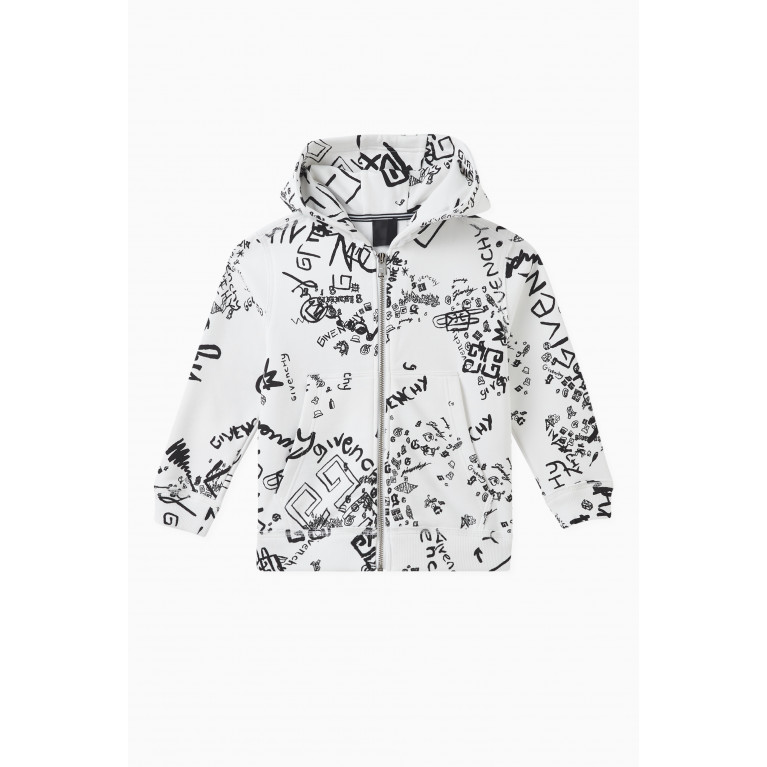 Givenchy - Graphic-print Hoodie in Cotton
