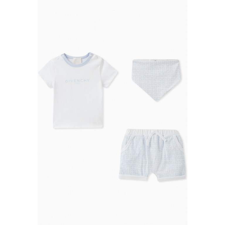 Givenchy - Logo T-shirt, Shorts & Bandana Set in Cotton