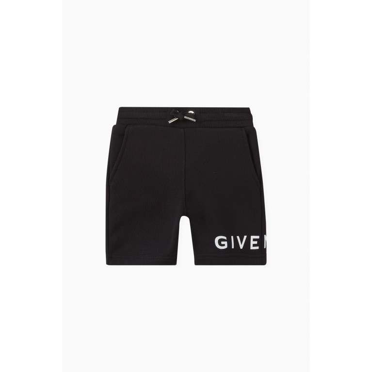Givenchy - Logo-print Sweatshorts in Cotton-blend Black