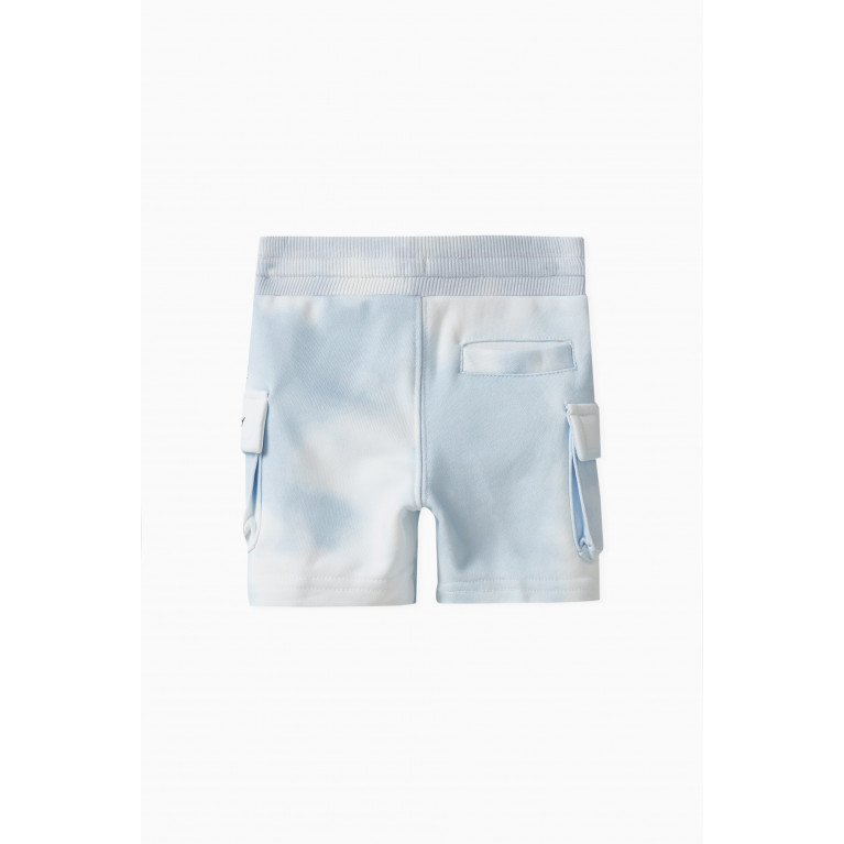 Givenchy - Tie-dye Logo-print Shorts in Cotton