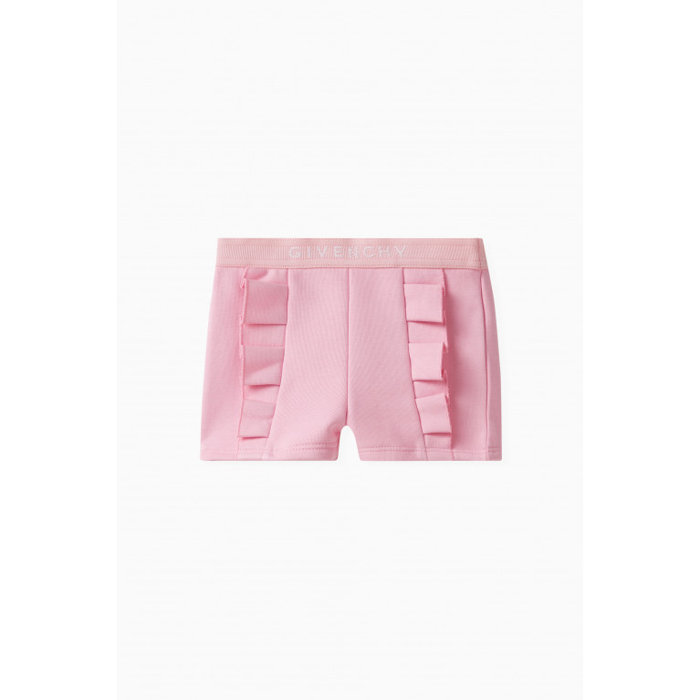 Givenchy - Ruffle-detailed Shorts in Cotton-blend