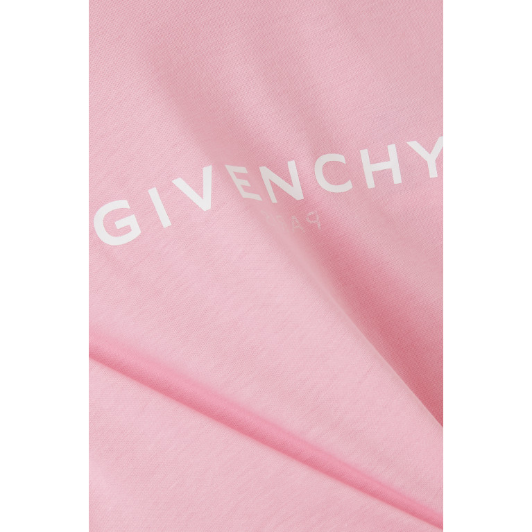 Givenchy - Logo T-shirt in Cotton Pink