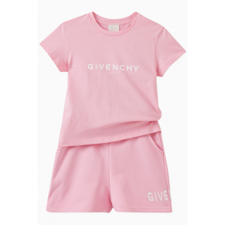 Givenchy - Logo T-shirt in Cotton Pink
