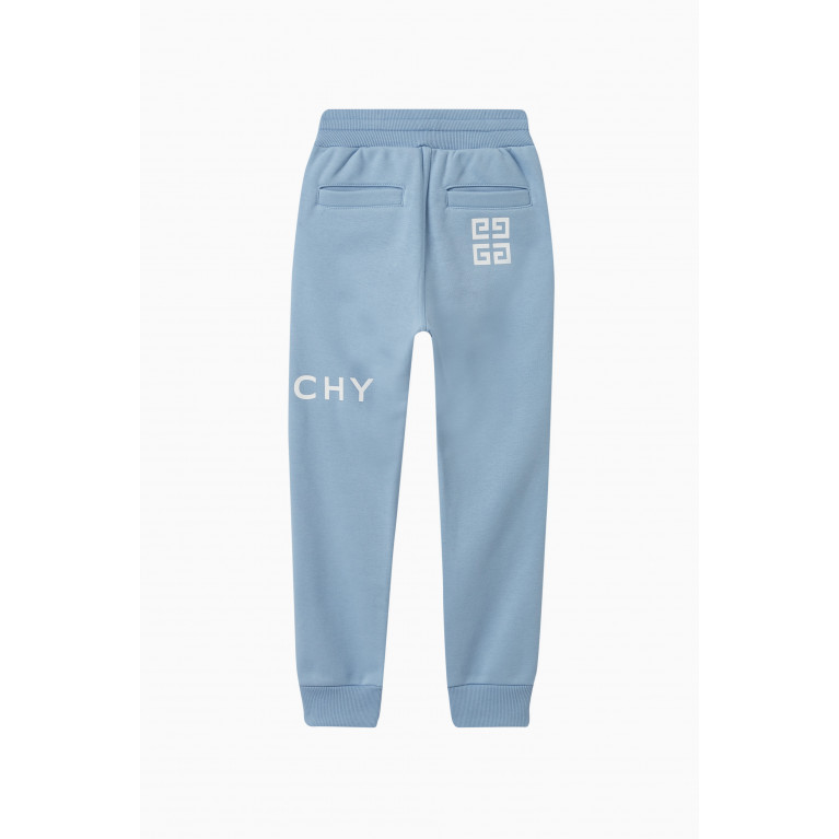 Givenchy - Logo Sweatpants in Cotton Blue