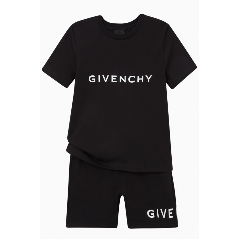Givenchy - Logo Print T-shirt in Cotton Black