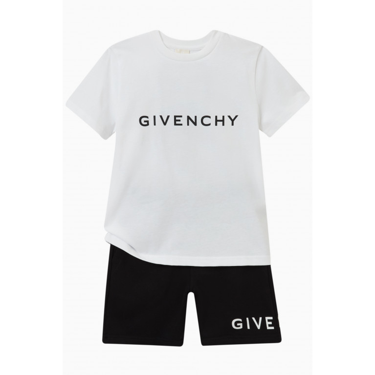 Givenchy - Logo Print T-shirt in Cotton White