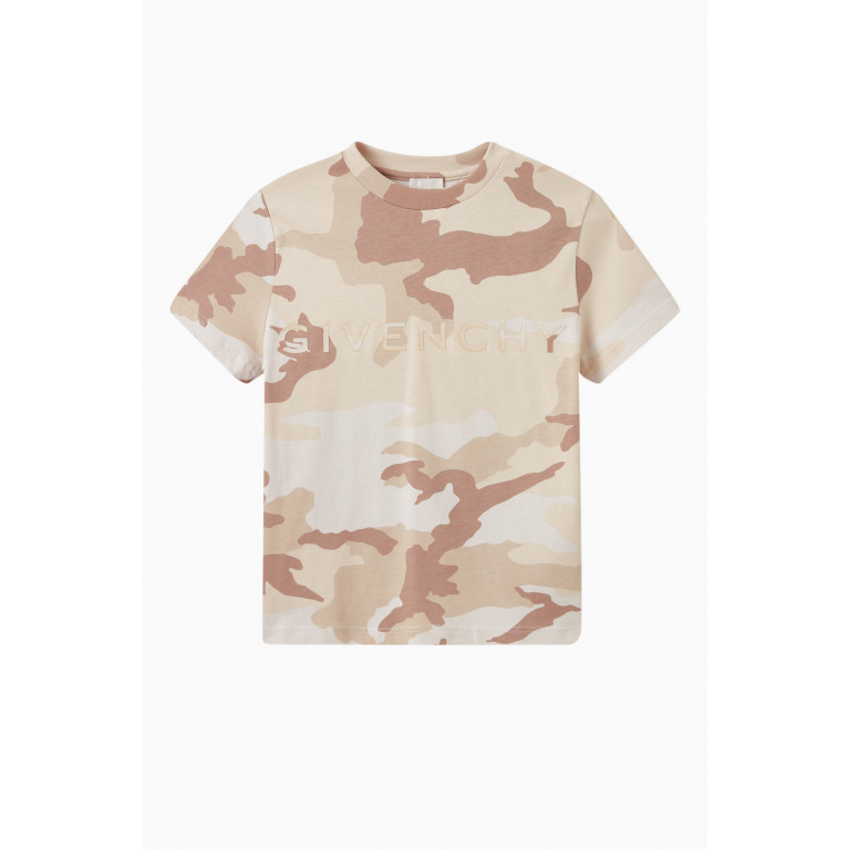 Givenchy - 4G Camo-print T-shirt in Cotton-jersey