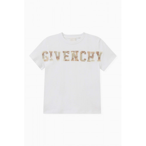 Givenchy - Logo T-shirt in Cotton White