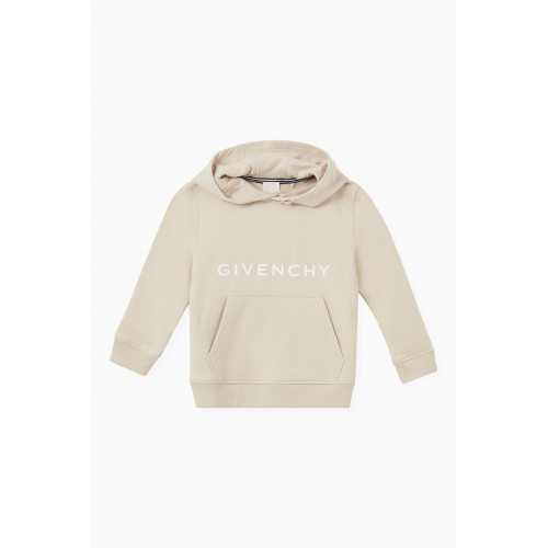 Givenchy - Logo Hoodie in Cotton Neutral