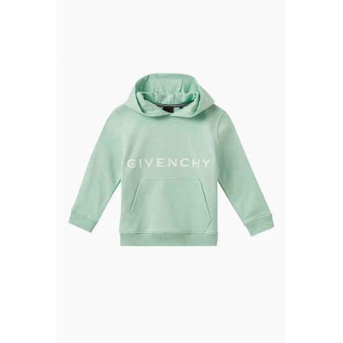 Givenchy - Logo Hoodie in Cotton Green
