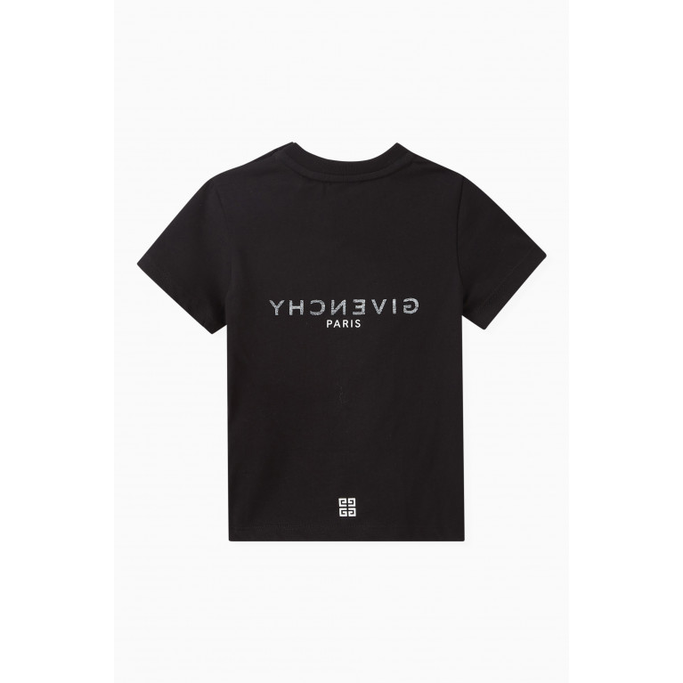 Givenchy - Logo-print T-shirt in Cotton-jersey Black