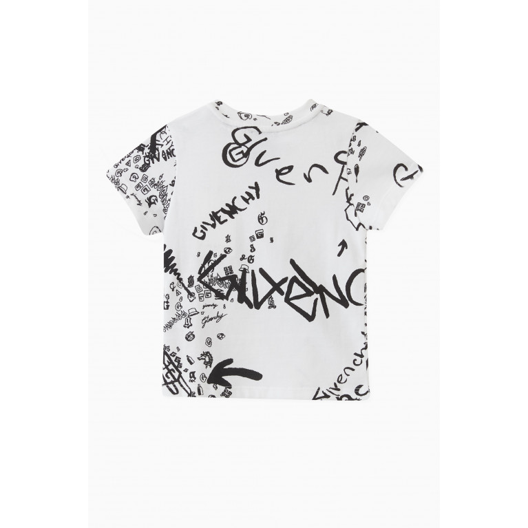 Givenchy - Graffiti T-shirt in Cotton