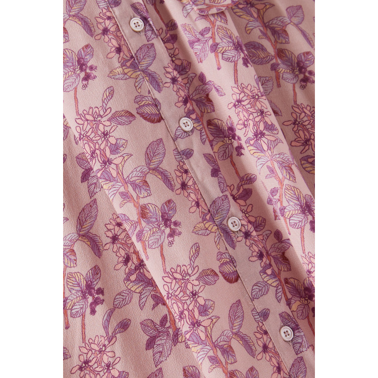 Weekend Max Mara - Vela Floral-print Midi Dress in Viscose-crepe