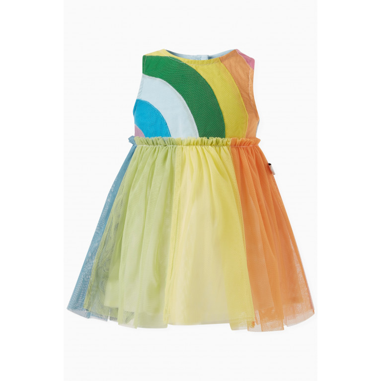 Stella McCartney - Rainbow Print Dress in Tulle